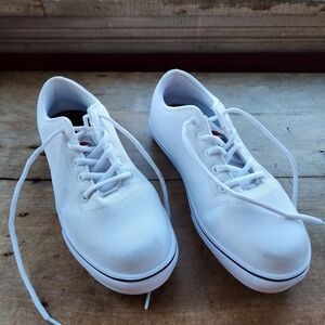 Avenger Composite Toe White Canvas Sneakers